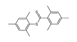 2,4,6-trimethylphenyl 2,4,6-trimethyldithiobenzoate结构式