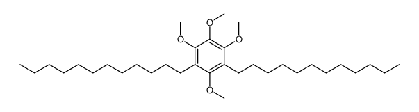 1,3-Didodecyl-2,4,5,6-tetramethoxybenzol结构式