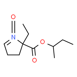 2H-Pyrrole-2-carboxylicacid,2-ethyl-3,4-dihydro-,1-methylpropylester,1-oxide(9CI)结构式