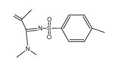 N1,N1-Dimethyl-N2-(p-toluolsulfonyl)-methacrylamidin Structure