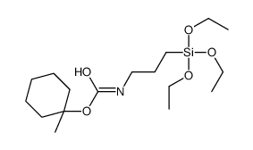 (1-methylcyclohexyl) N-(3-triethoxysilylpropyl)carbamate结构式
