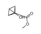 Tricyclo[2.1.0.02,5]pentane-1-carboxylic acid, 3-hydroxy-, methyl ester, Structure