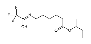 6-[(Trifluoroacetyl)amino]hexanoic acid 1-methylpropyl ester Structure