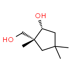 Cyclopentanemethanol, 2-hydroxy-1,4,4-trimethyl-, (1R,2R)-rel- (9CI)结构式