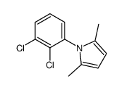 1H-Pyrrole,1-(2,3-dichlorophenyl)-2,5-dimethyl-(9CI)结构式