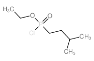 1-(chloro-ethoxy-phosphoryl)-3-methyl-butane Structure