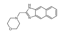 4-(1H-benzo[f]benzimidazol-2-ylmethyl)morpholine结构式