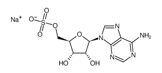 adenosine 5-monosulfate, sodium salt结构式