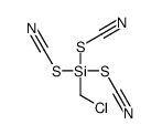 [chloromethyl(dithiocyanato)silyl] thiocyanate结构式