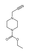 4-cyanomethyl-piperazine-1-carboxylic acid ethyl ester结构式