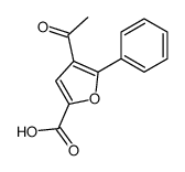 4-acetyl-5-phenylfuran-2-carboxylic acid Structure