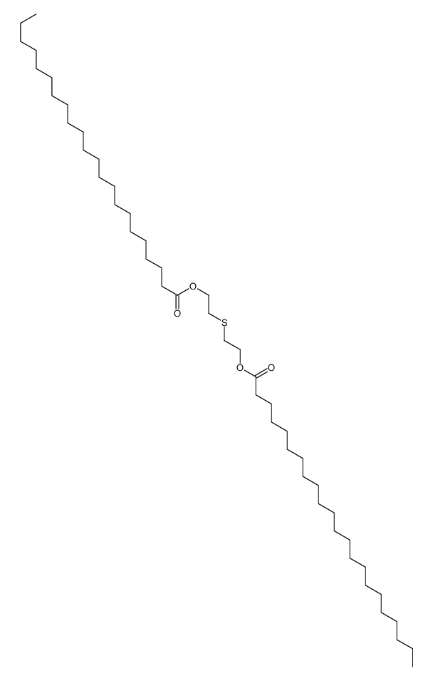 2-(2-docosanoyloxyethylsulfanyl)ethyl docosanoate Structure