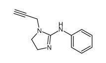 N-phenyl-1-prop-2-ynyl-4,5-dihydroimidazol-2-amine Structure