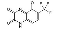 6-(trifluoromethyl)-1H-quinoxaline-2,3,5-trione Structure