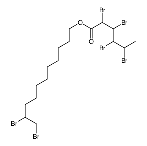 10,11-dibromoundecyl 2,3,4,5-tetrabromohexanoate Structure