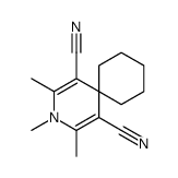 2,3,4-trimethyl-3-azaspiro[5.5]undeca-1,4-diene-1,5-dicarbonitrile Structure