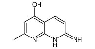 7-Amino-2-methyl-1,8-naphthyridin-4-ol结构式
