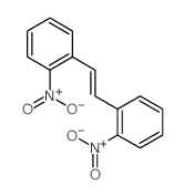 Benzene, 1,1-(1,2-ethenediyl)bis(2-nitro- Structure