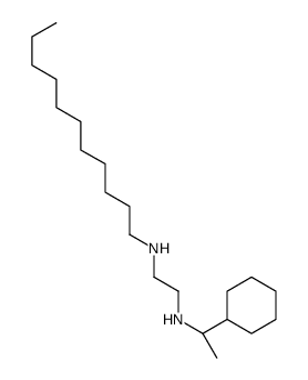 N'-[(1S)-1-cyclohexylethyl]-N-undecylethane-1,2-diamine结构式