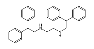 N,N'-bis(2,2-diphenylethyl)ethane-1,2-diamine结构式