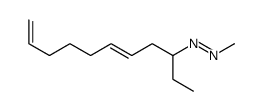 methyl(undeca-5,10-dien-3-yl)diazene Structure
