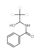 N-(2,2,2-trichloro-1-hydroxy-ethyl)benzamide结构式