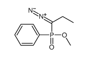 [1-diazopropyl(methoxy)phosphoryl]benzene结构式