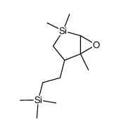 2,3-epoxy-1,1,3-trimethyl-4-(2-trimethylsilanyl-ethyl)-silolane Structure