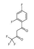 1-(2,4-difluorophenyl)-4,4,4-trifluorobutane-1,3-dione结构式