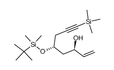(3R,5R)-5-(tert-butyldimethylsilyloxy)-8-(trimethylsilyl)oct-1-en-7-yn-3-ol Structure