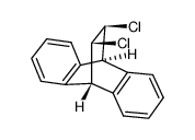 cis-7,8-dichloro-2,3:5,6-dibenzobicyclo[2.2.2]octa-2,5-diene Structure