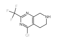 4-氯-2-(三氟甲基)-5,6,7,8-四氢吡啶并[3,4-d]嘧啶结构式