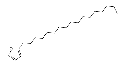 5-heptadecyl-3-methyl-1,2-oxazole Structure