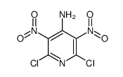 2,6-dichloro-3,5-dinitropyridin-4-amine Structure