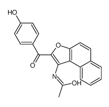 N-[2-(4-hydroxybenzoyl)benzo[e][1]benzofuran-1-yl]acetamide结构式
