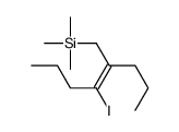 (3-iodo-2-propylhex-2-enyl)-trimethylsilane Structure