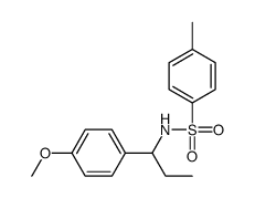 N-[1-(4-methoxyphenyl)propyl]-4-methylbenzenesulfonamide结构式