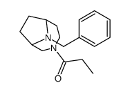 1-(9-benzyl-4,9-diazabicyclo[4.2.1]nonan-4-yl)propan-1-one Structure