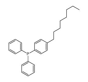 (4-octylphenyl)-diphenylphosphane结构式