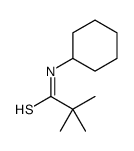 N-cyclohexyl-2,2-dimethylpropanethioamide结构式