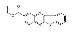 ethyl 6-methylindolo[2,3-b]quinoxaline-2-carboxylate结构式