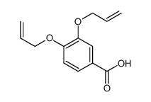 3,4-bis(prop-2-enoxy)benzoic acid Structure