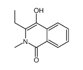 3-ethyl-4-hydroxy-2-methylisoquinolin-1-one Structure