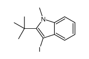 3-Iodo-1-methyl-2-(2-methyl-2-propanyl)-1H-indole Structure