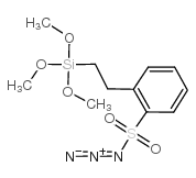 4-[2-(trimethoxysilyl)ethyl]benzene-1-sulphonyl azide Structure