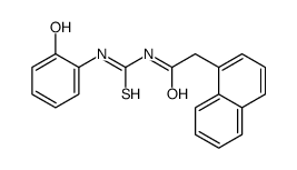 N-[(2-hydroxyphenyl)carbamothioyl]-2-naphthalen-1-ylacetamide结构式