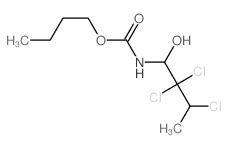 Carbamic acid,(2,2,3-trichloro-1-hydroxybutyl)-, butyl ester (7CI,9CI) Structure