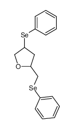 2-[(phenylseleno)methyl]-4-(phenylseleno)oxolane结构式