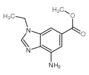 1H-Benzimidazole-6-carboxylicacid,4-amino-1-ethyl-,methylester(9CI)结构式