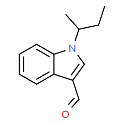 1-sec-Butyl-1H-indole-3-carbaldehyde结构式